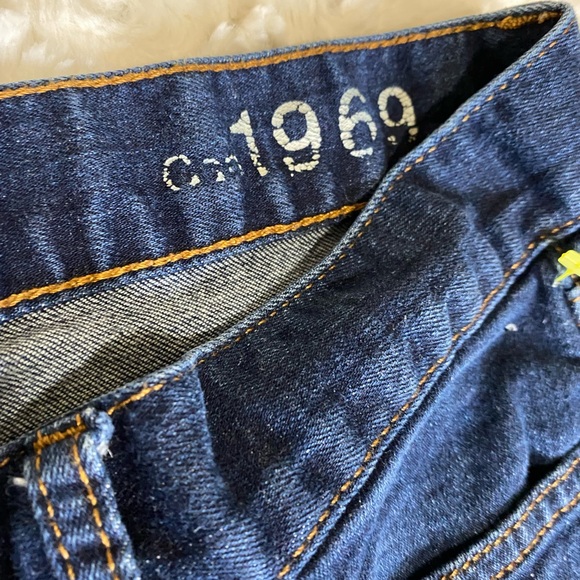 Gap jeans "Real Straight" 26/2 Dark Blue Denim Dark Blue Jean - Picture 4 of 5